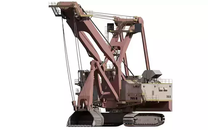 Bacyrus hard rock shovel