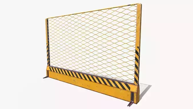 Fences Low-poly 3D model