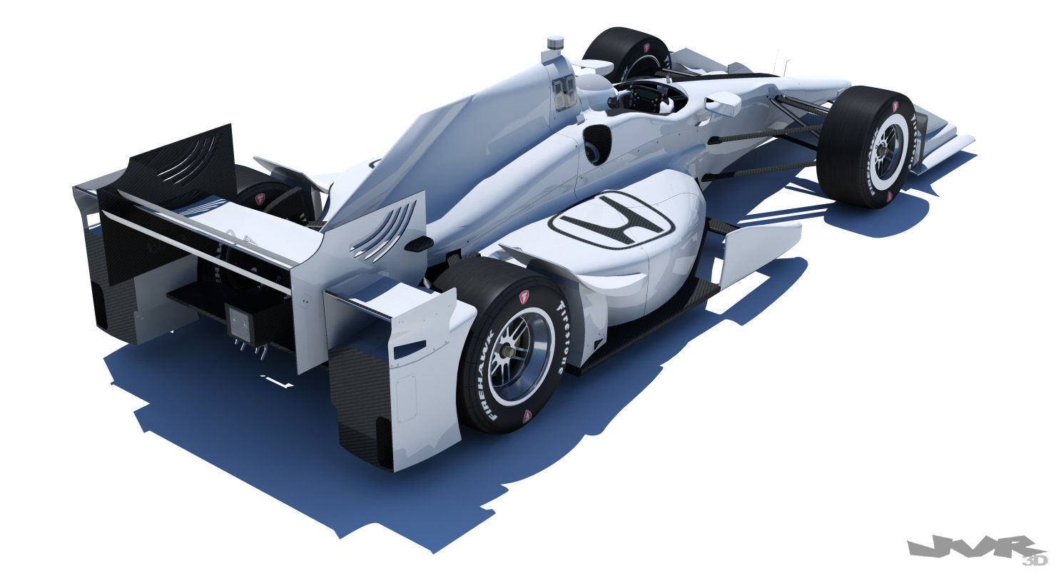 Indycar 2016-2017 Honda - Road and Oval 3D model_6