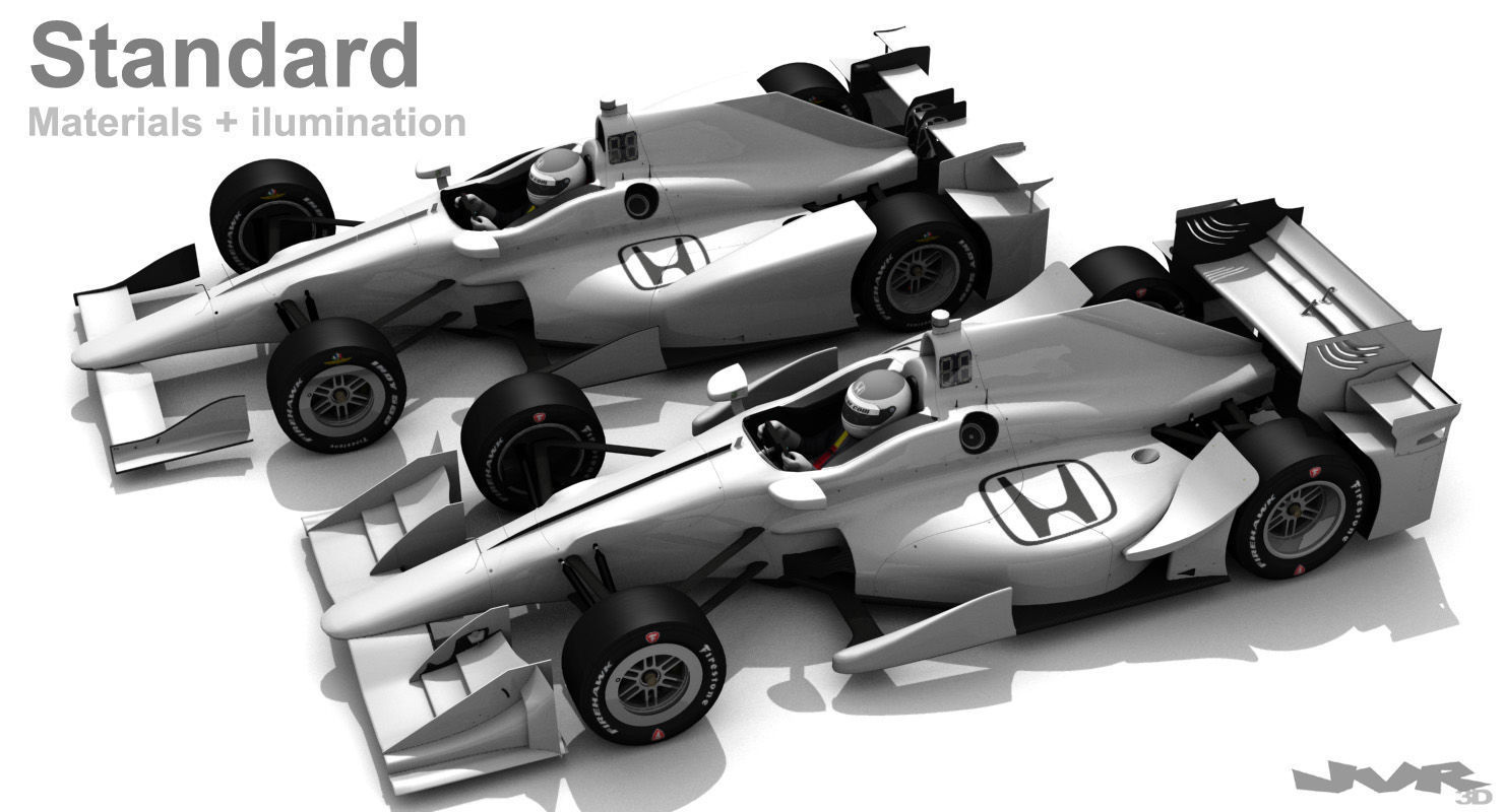 Indycar 2016-2017 Honda - Road and Oval 3D model_14
