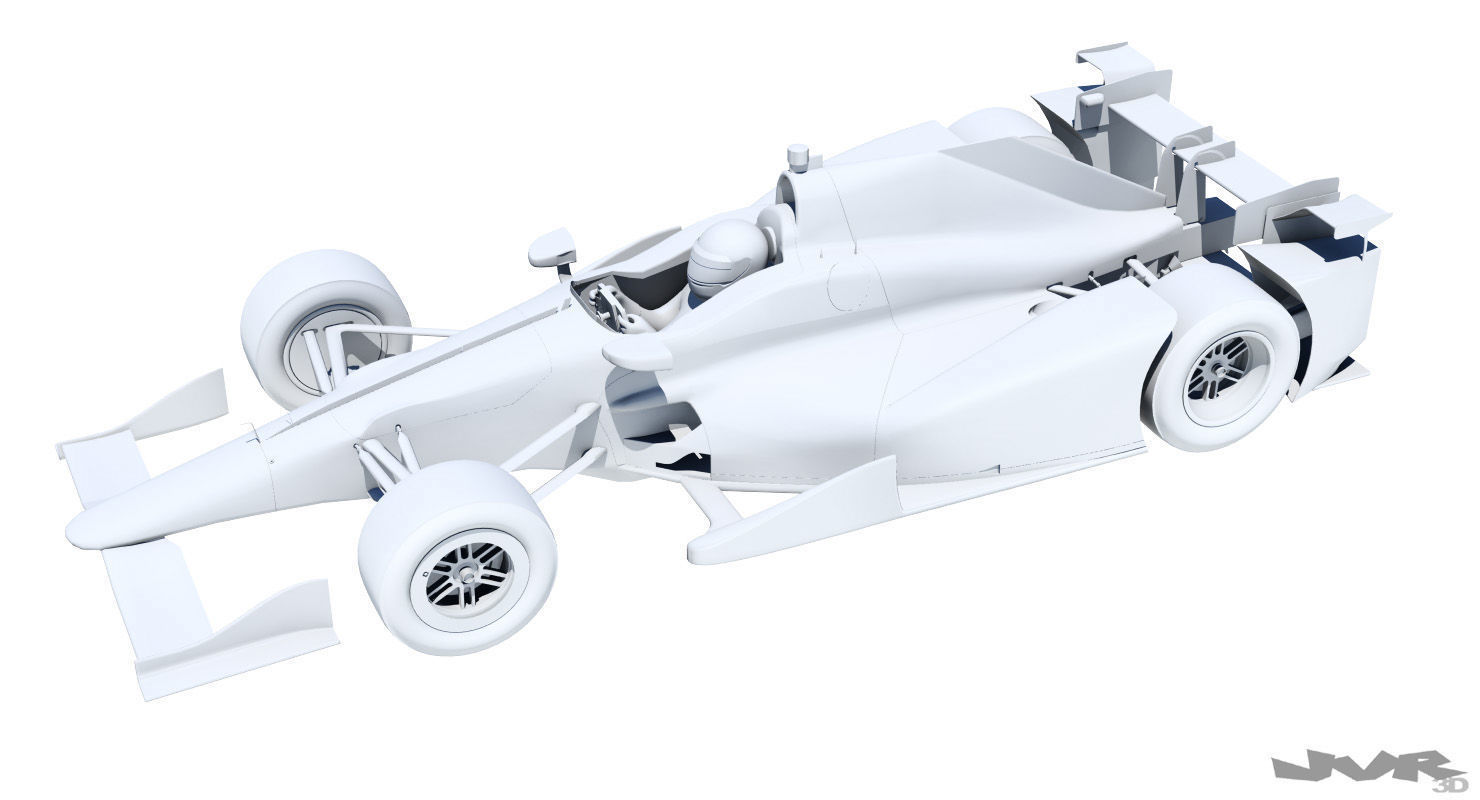 Indycar 2016-2017 Honda - Road and Oval 3D model_13