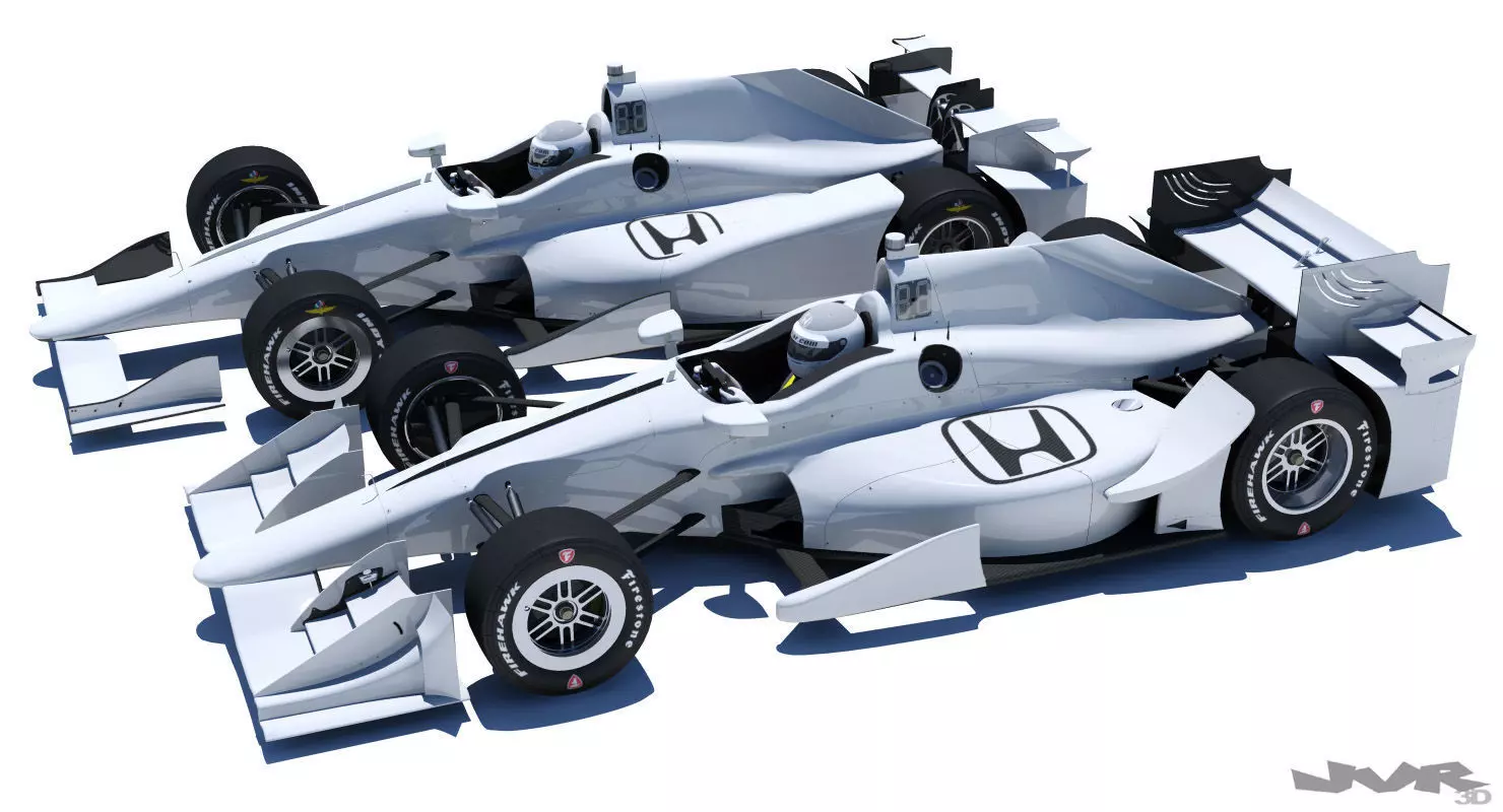 Indycar 2016-2017 Honda - Road and Oval 3D model_0