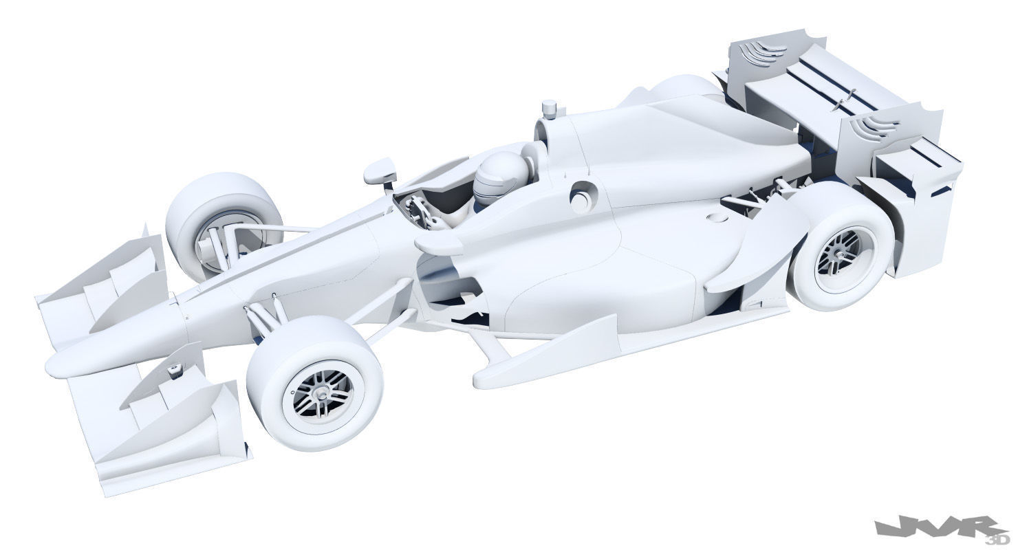 Indycar 2016-2017 Honda - Road and Oval 3D model_12