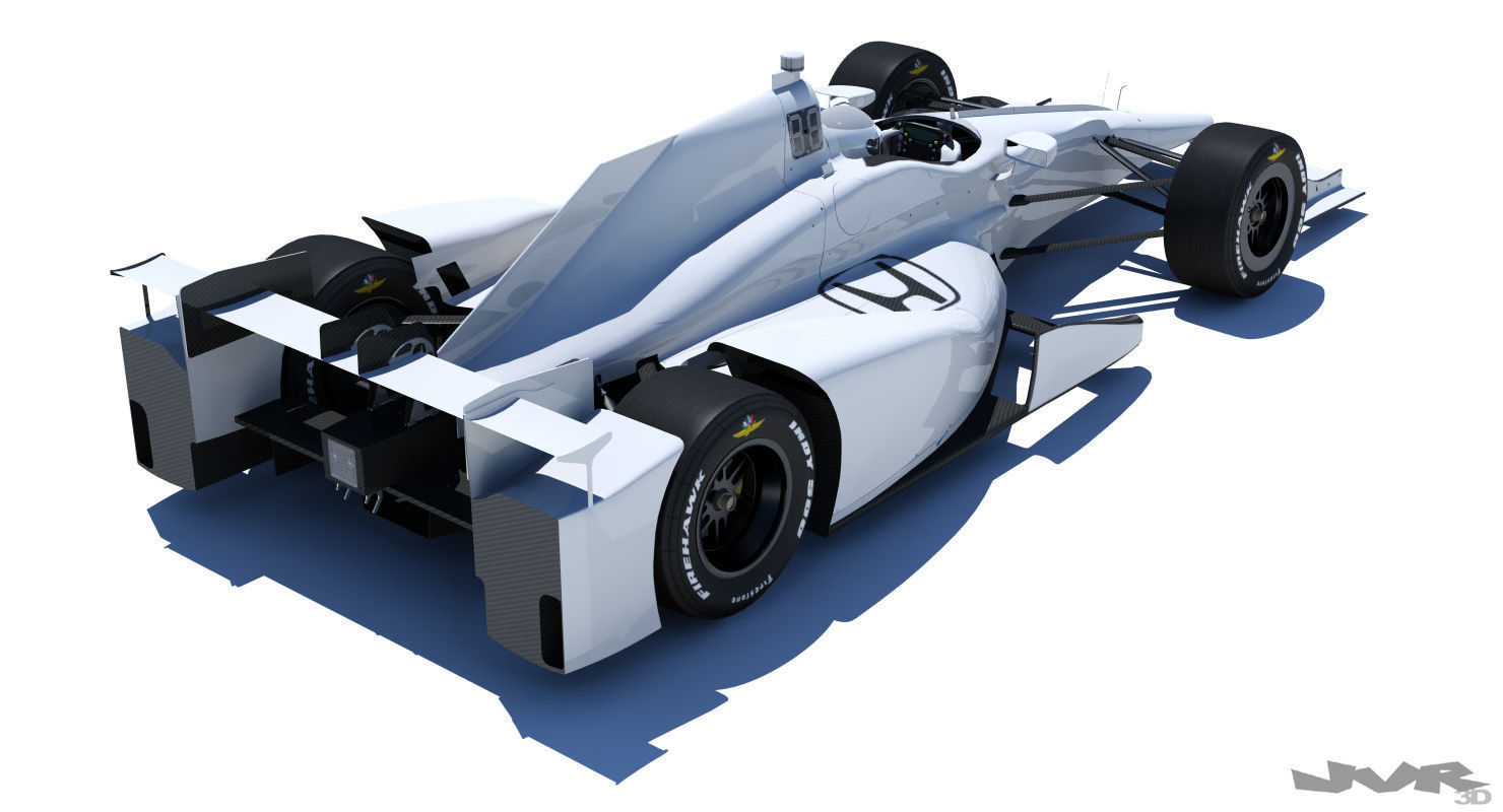 Indycar 2016-2017 Honda - Road and Oval 3D model_8