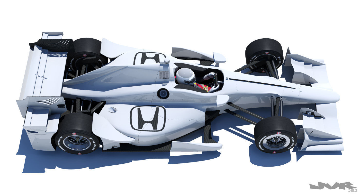 Indycar 2016-2017 Honda - Road and Oval 3D model_3