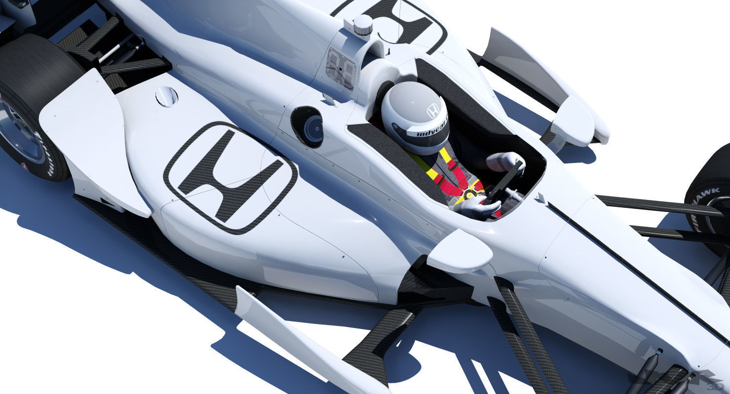 Indycar 2016-2017 Honda - Road and Oval 3D model_9