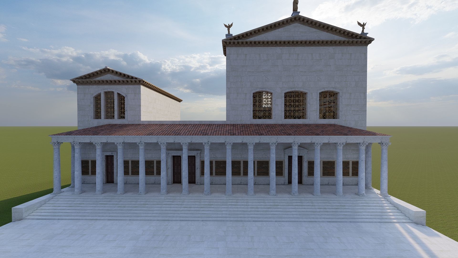 Curla Julia SENATE HOUSE 3D model_1