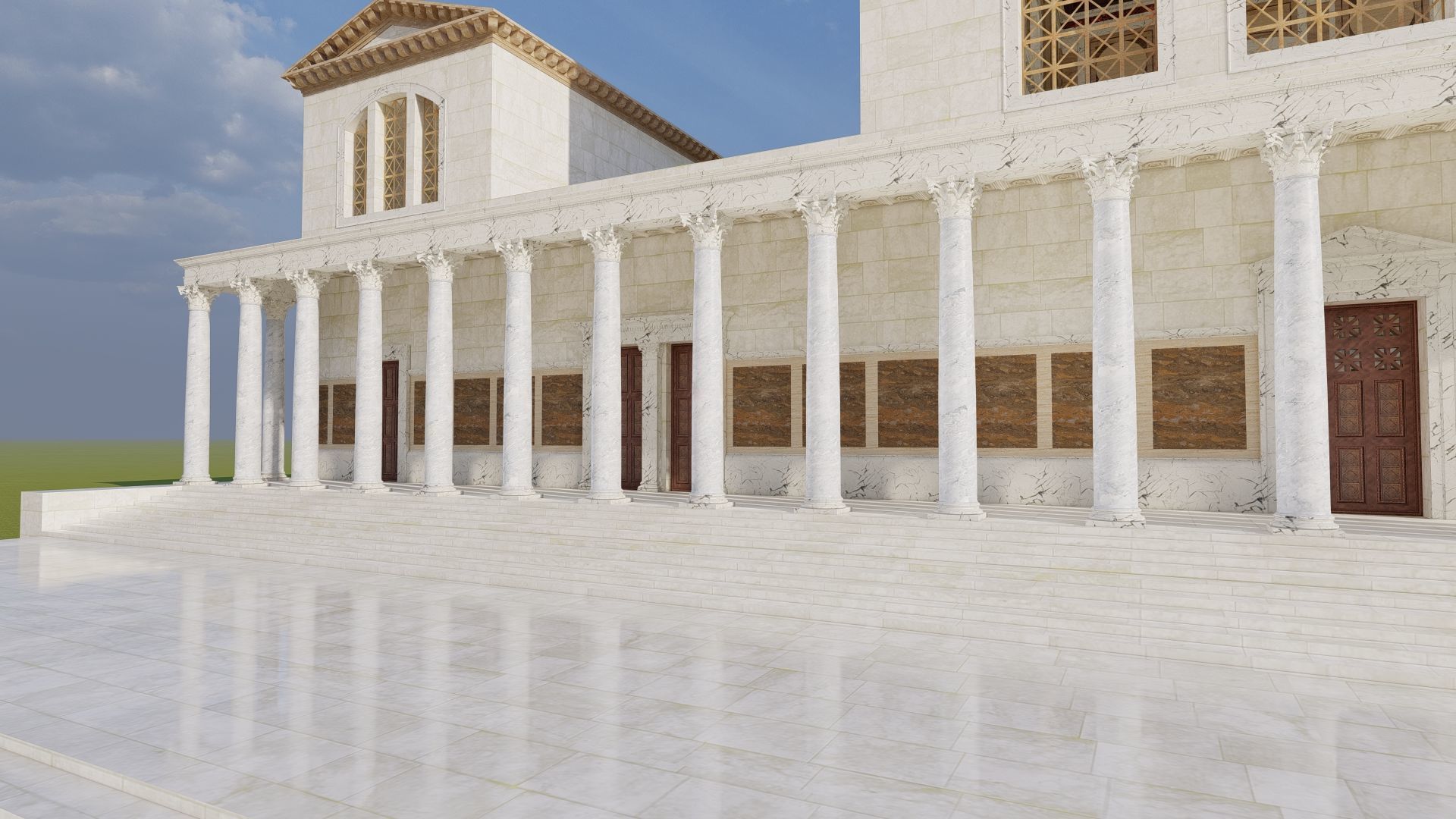 Curla Julia SENATE HOUSE 3D model_29