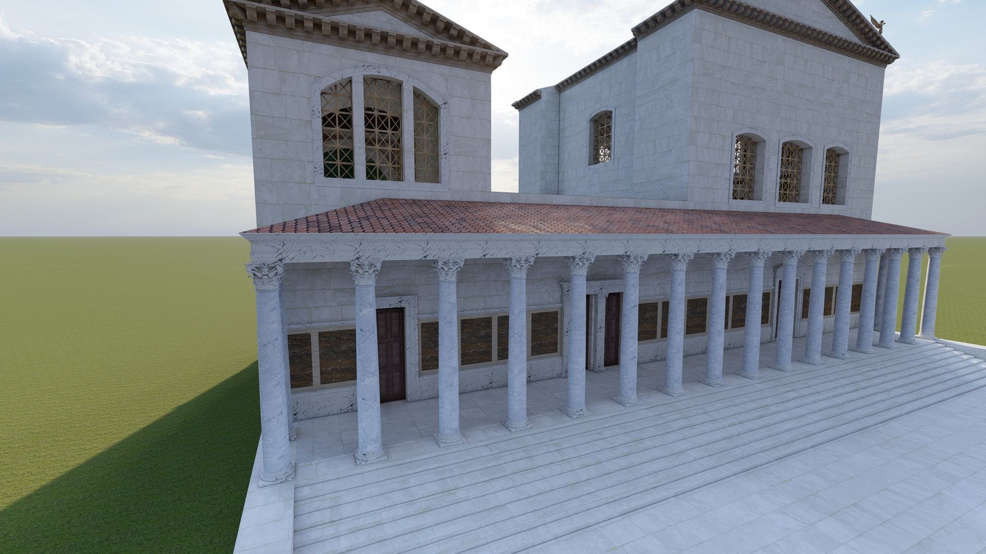 Curla Julia SENATE HOUSE 3D model_3