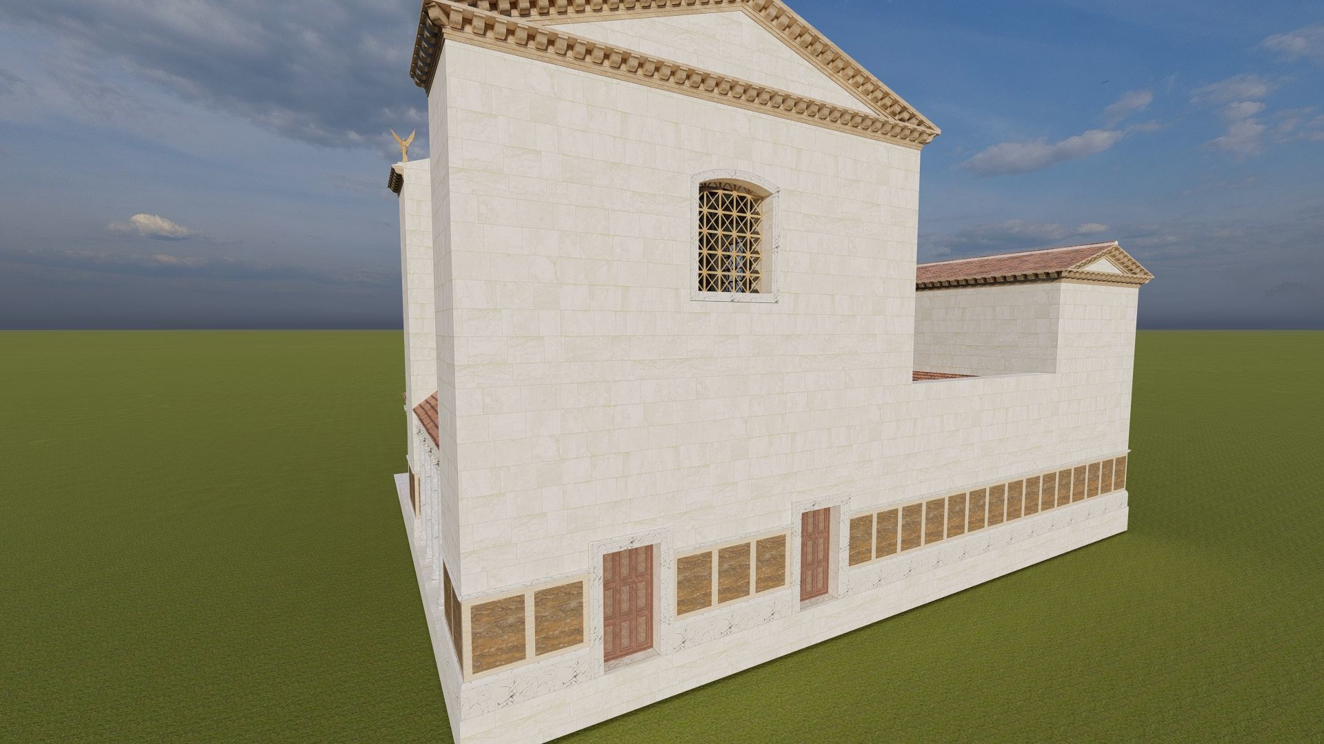 Curla Julia SENATE HOUSE 3D model_9