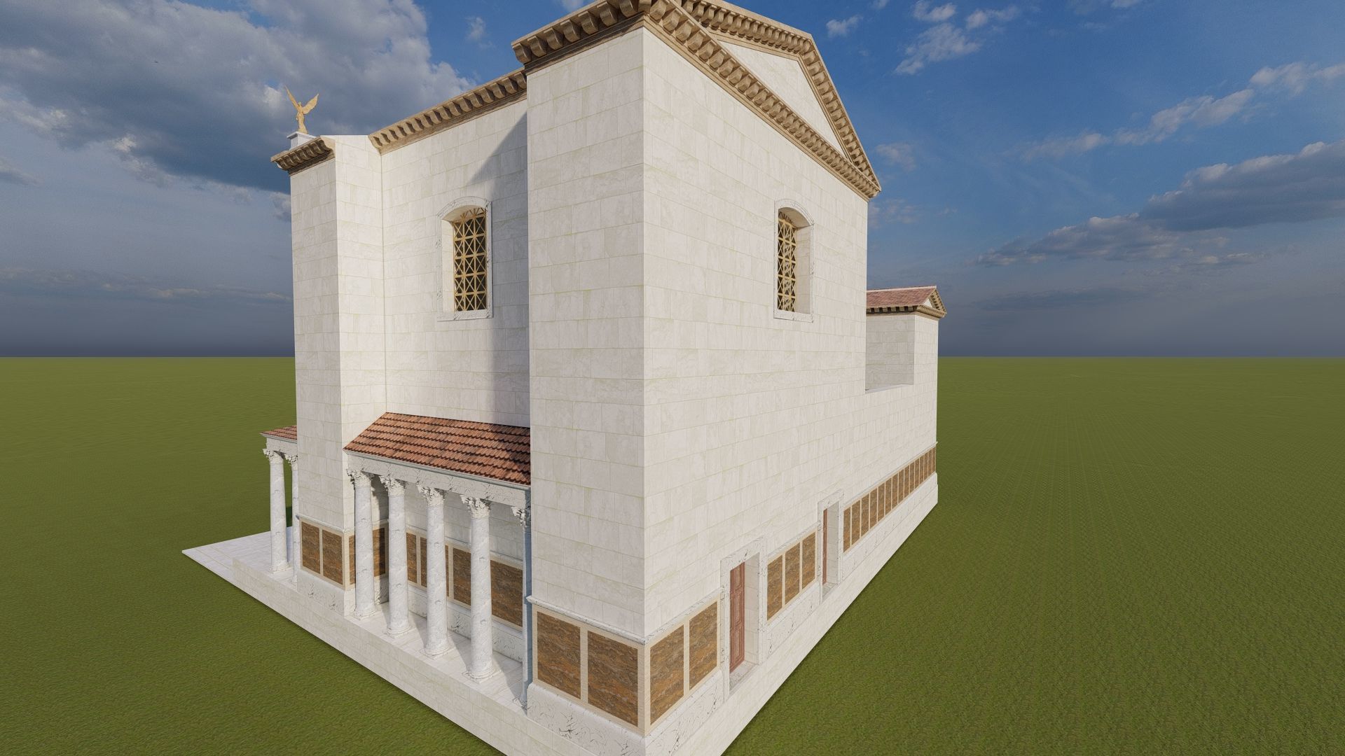 Curla Julia SENATE HOUSE 3D model_10