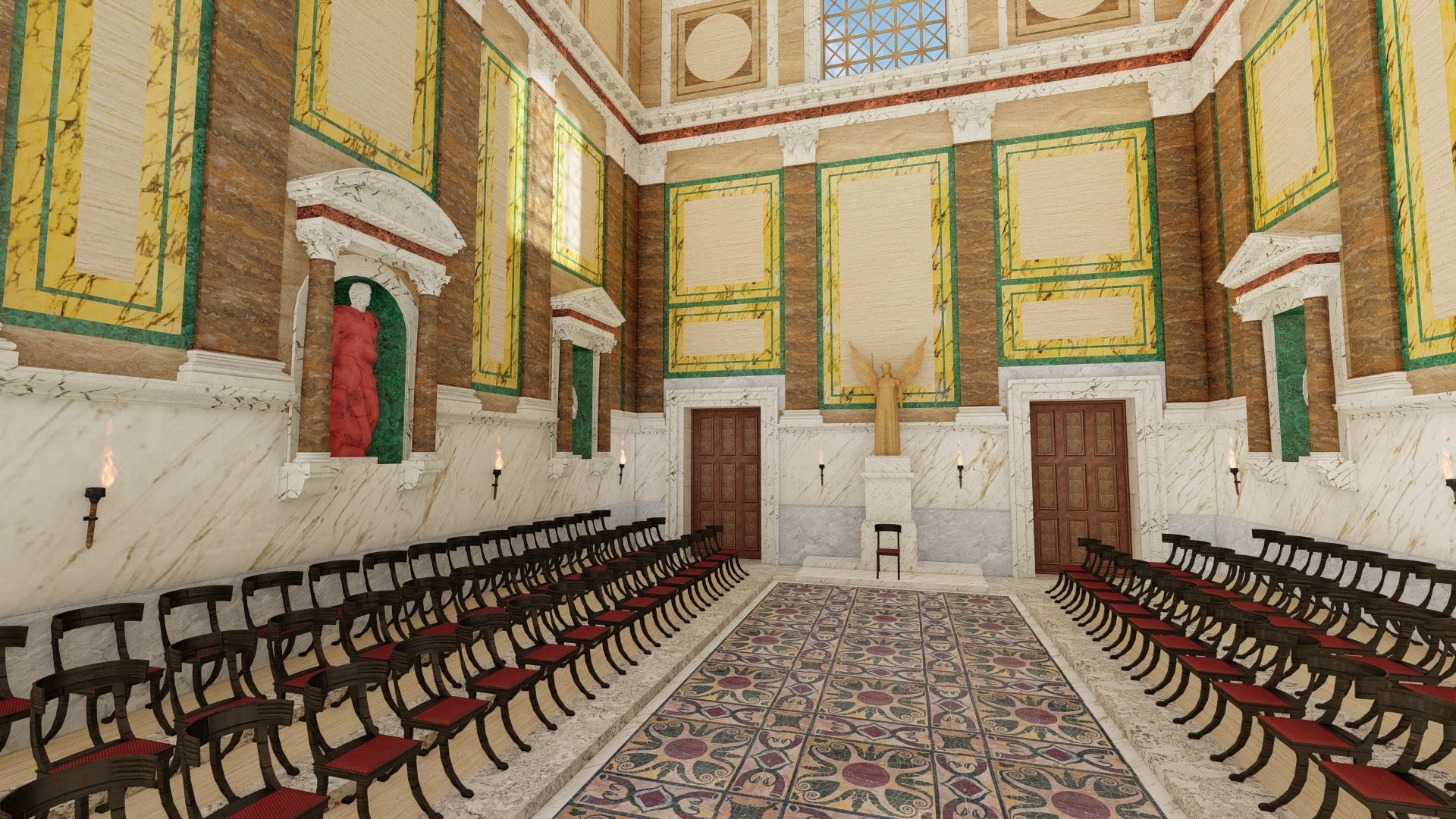 Curla Julia SENATE HOUSE 3D model_14