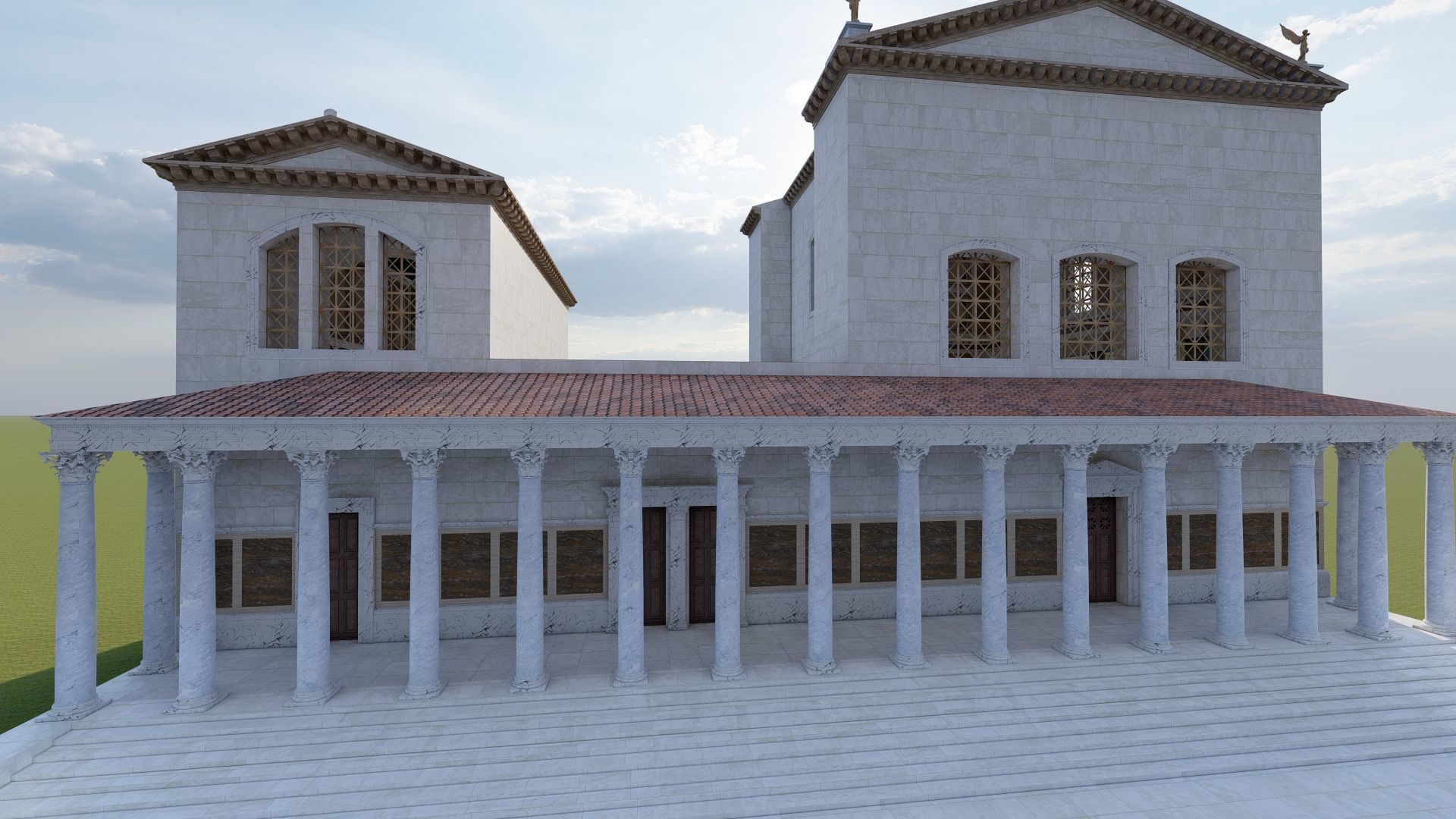 Curla Julia SENATE HOUSE 3D model_2
