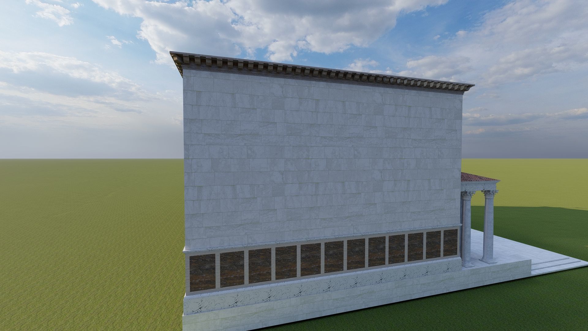 Curla Julia SENATE HOUSE 3D model_6