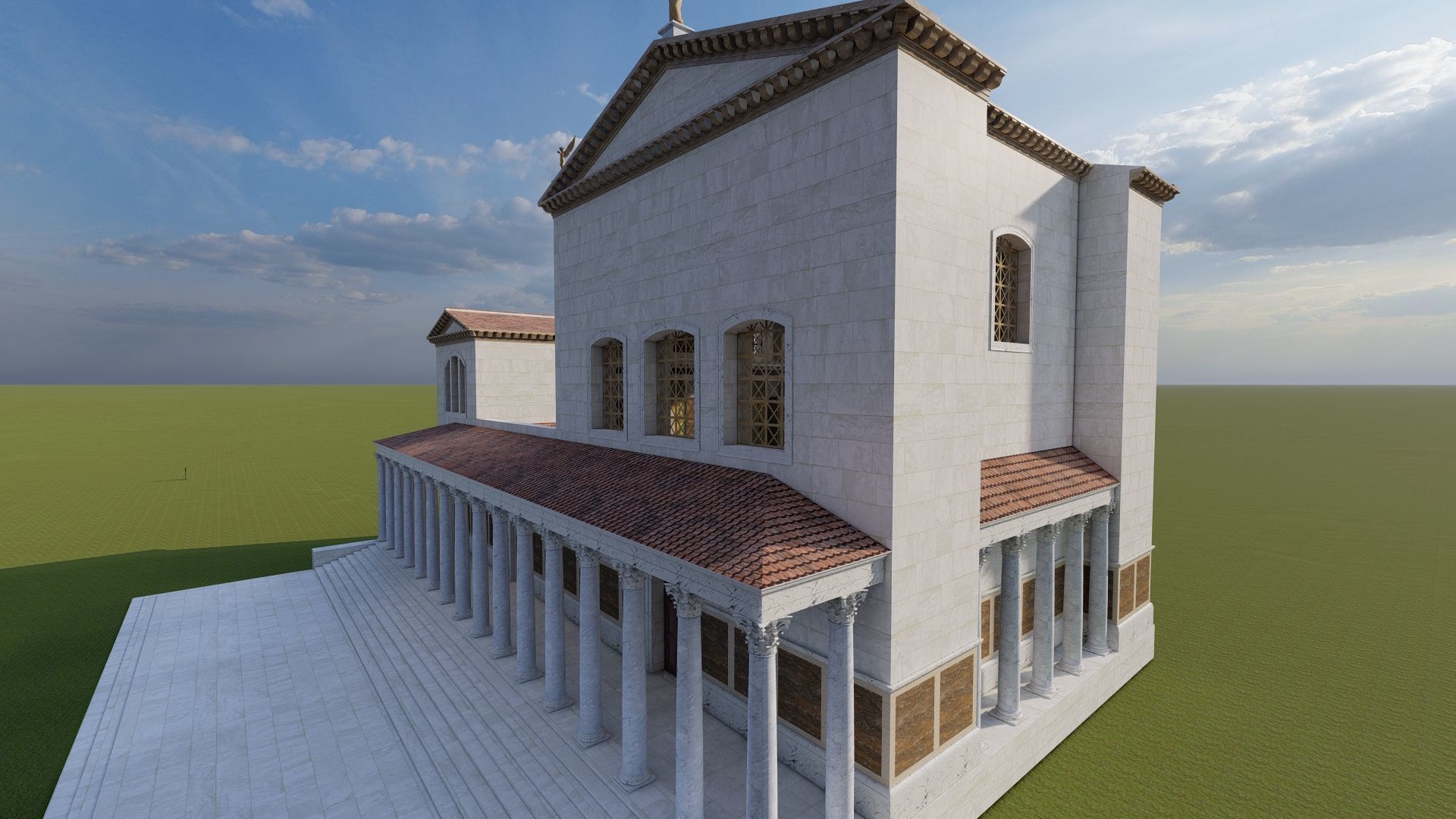 Curla Julia SENATE HOUSE 3D model_21