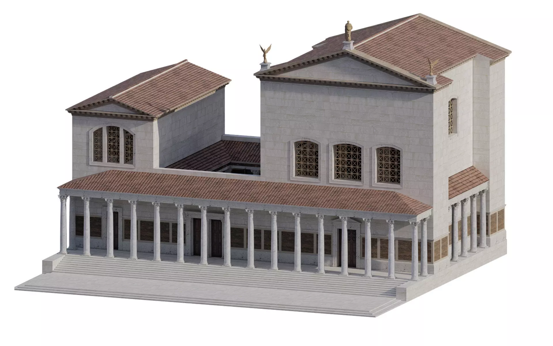 Curla Julia SENATE HOUSE 3D model_0