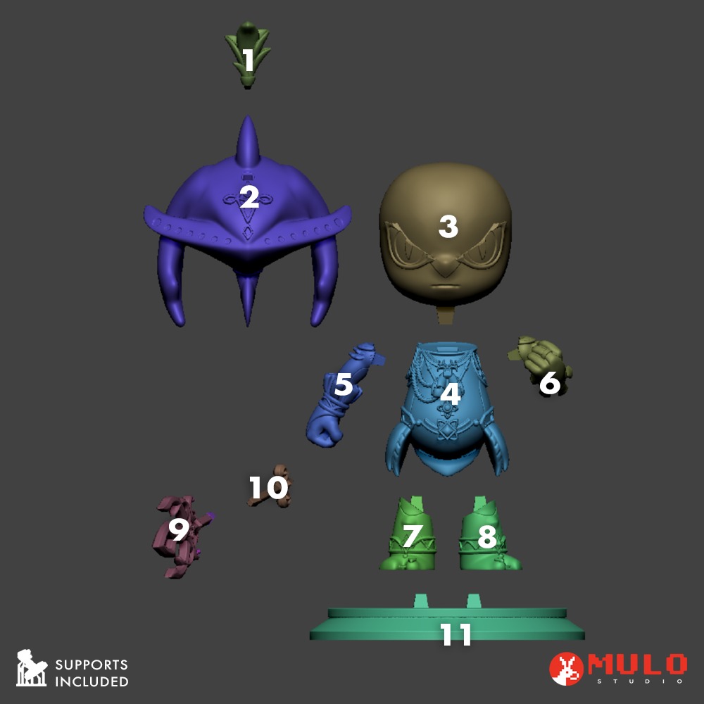 Chibi Sidon 3D print model_6