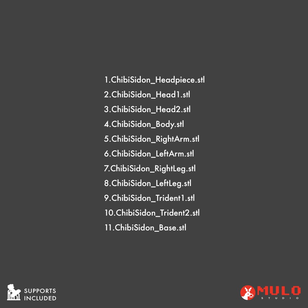 Chibi Sidon 3D print model_7