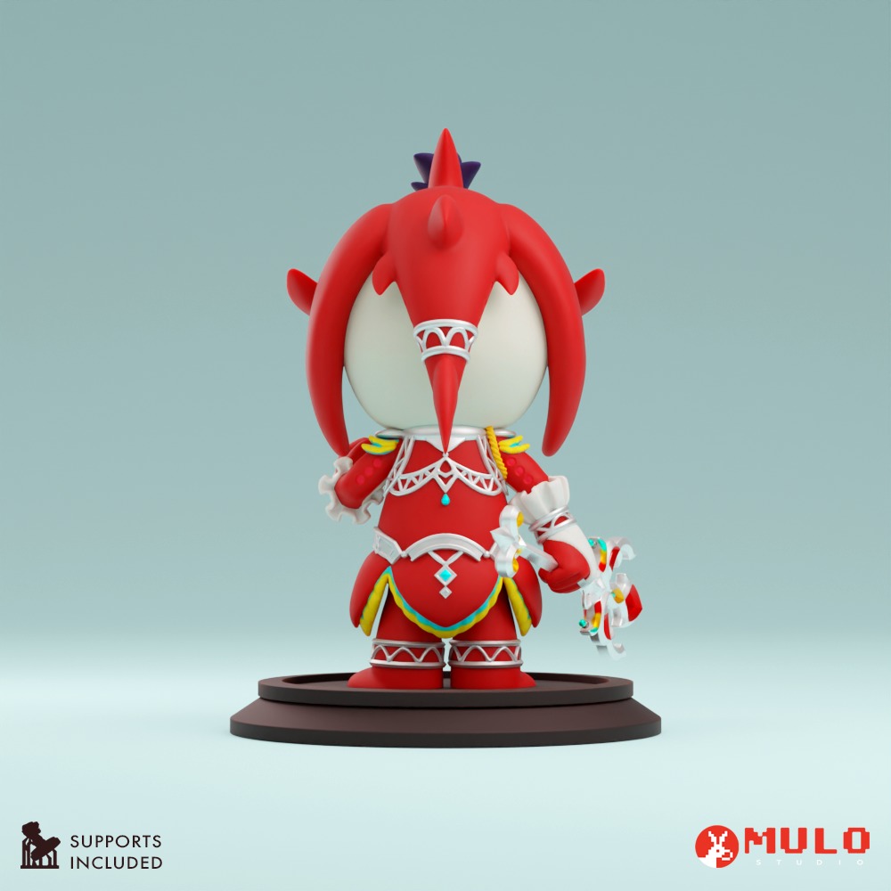 Chibi Sidon 3D print model_3