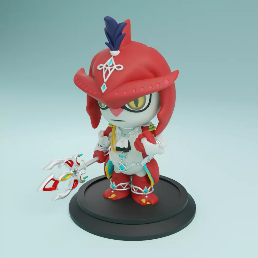 Chibi Sidon 3D print model_0