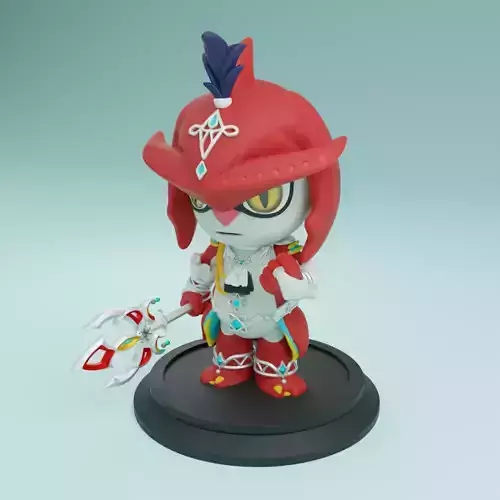 Chibi Sidon 3D print model
