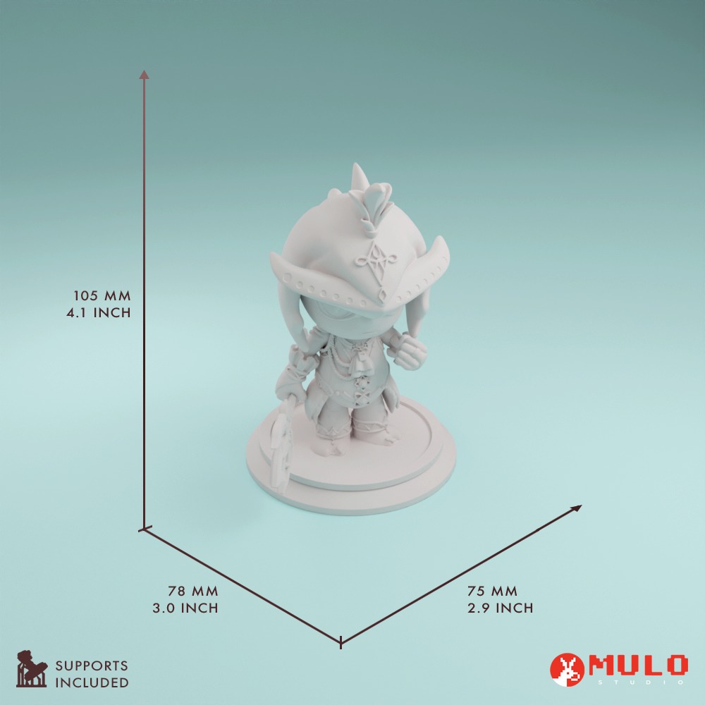 Chibi Sidon 3D print model_5