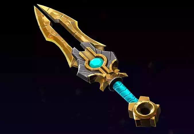 Stylized fantasy dagger