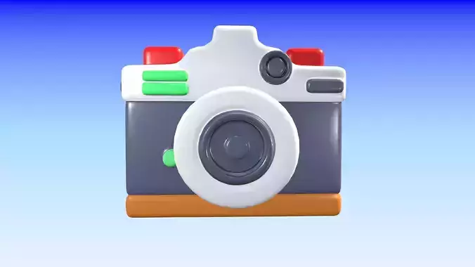 Miniature Toy Camera 3D Model