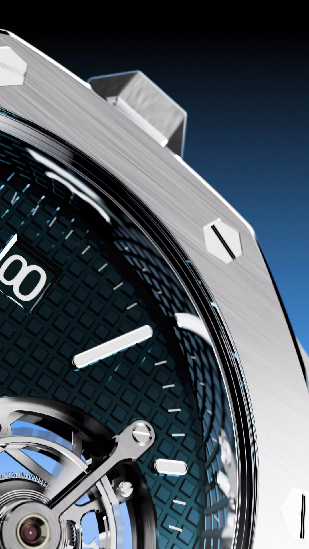 Audemars Piguet Royal Oak 3D Model with Tourbillon 3D model_0