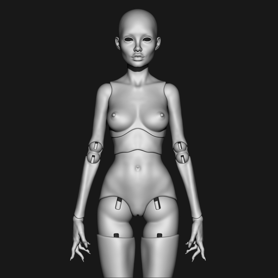 Britney 3D BJD model Bjd doll for 3d popovy 3d model 3D model_2