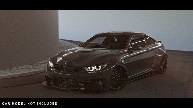 Underground Parking Low-poly 3D model 6