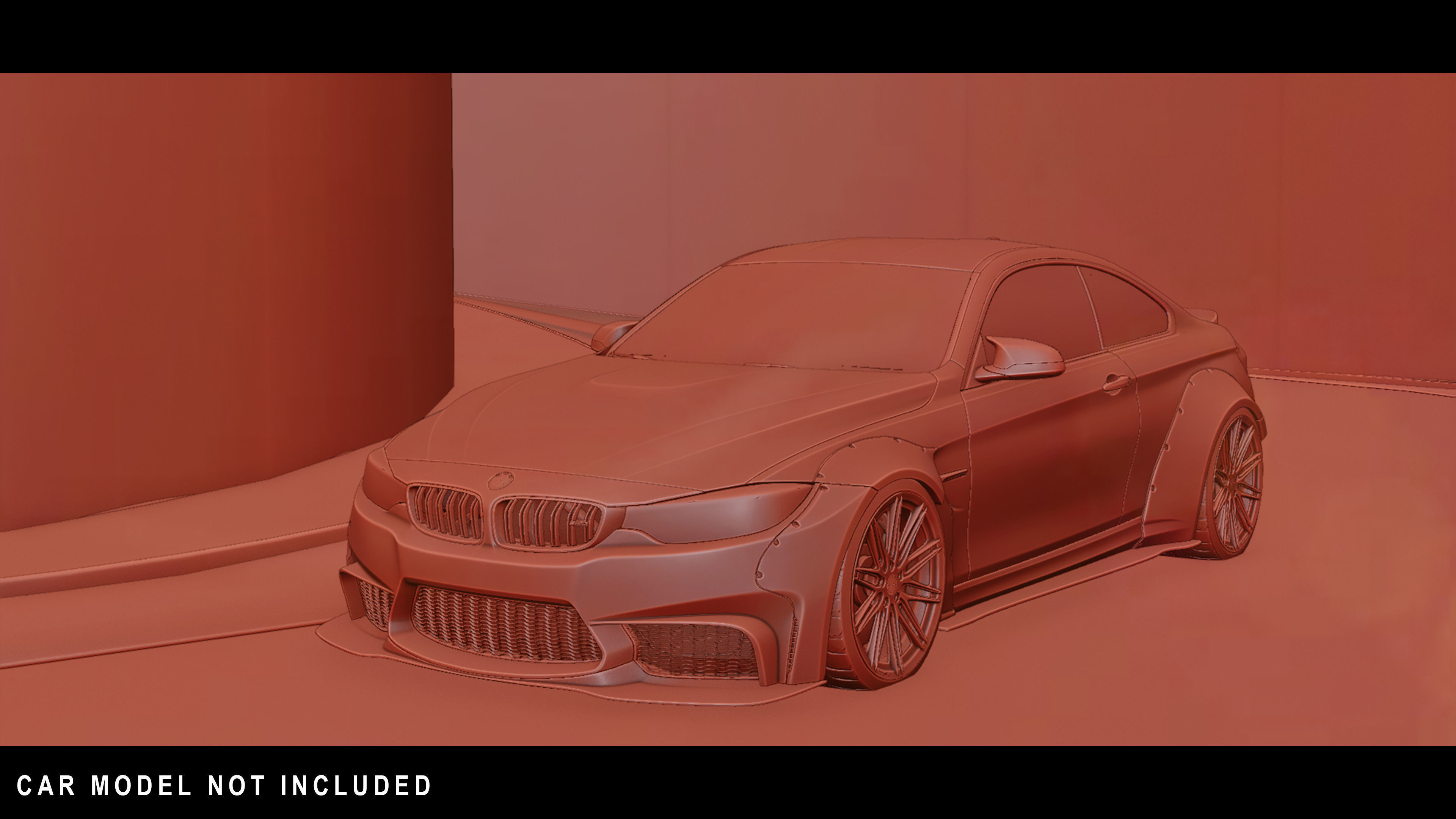 Underground Parking Low-poly 3D model_4