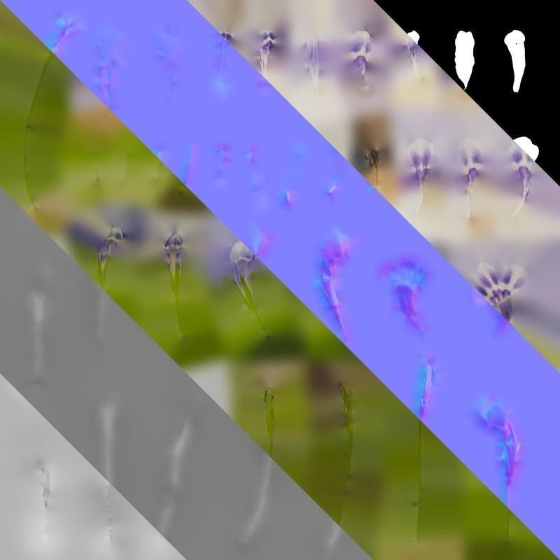 Anydrafts Lindernia grandiflora Flower 01 Texture_8