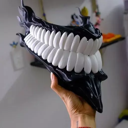 Best Cosplay Mask - Dandadan Okarun Mask - Anime 3D print model_0