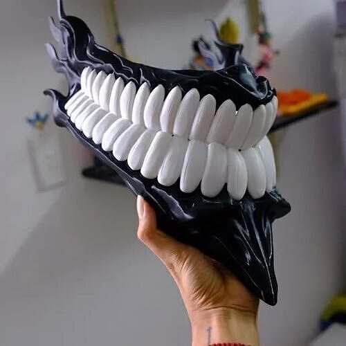 Dandadan Okarun Mask - Anime Cosplay - Halloween 3D print model