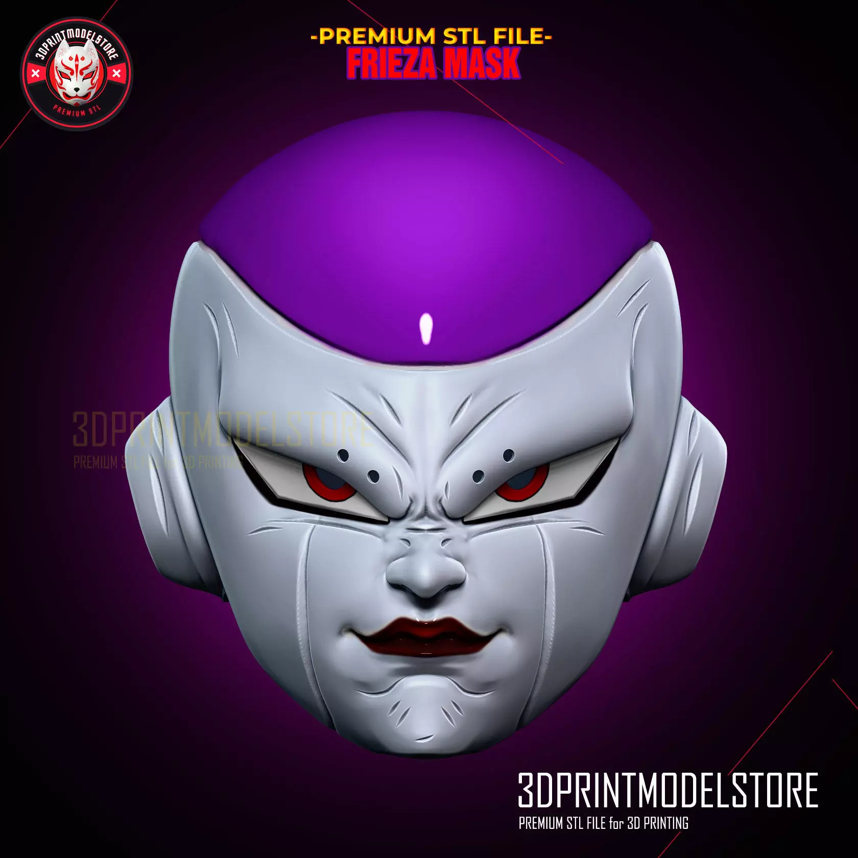 Frieza Mask - Dragon Ball Z - Anime Cosplay 3D print model