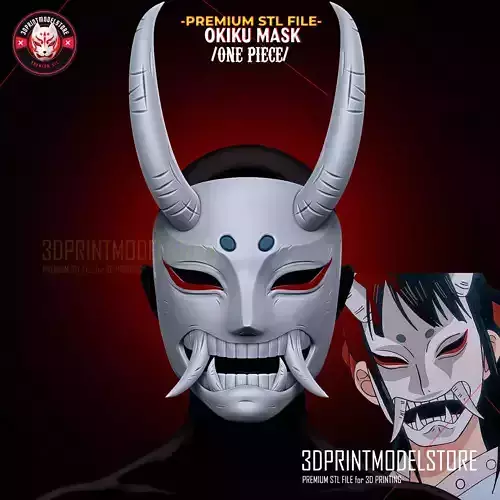 Okiku Mask - One Piece Cosplay - Anime