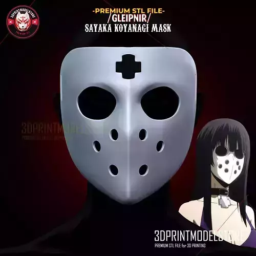 Sayaka Koyanagi Gleipnir Mask - Anime Cosplay Props 3D print model