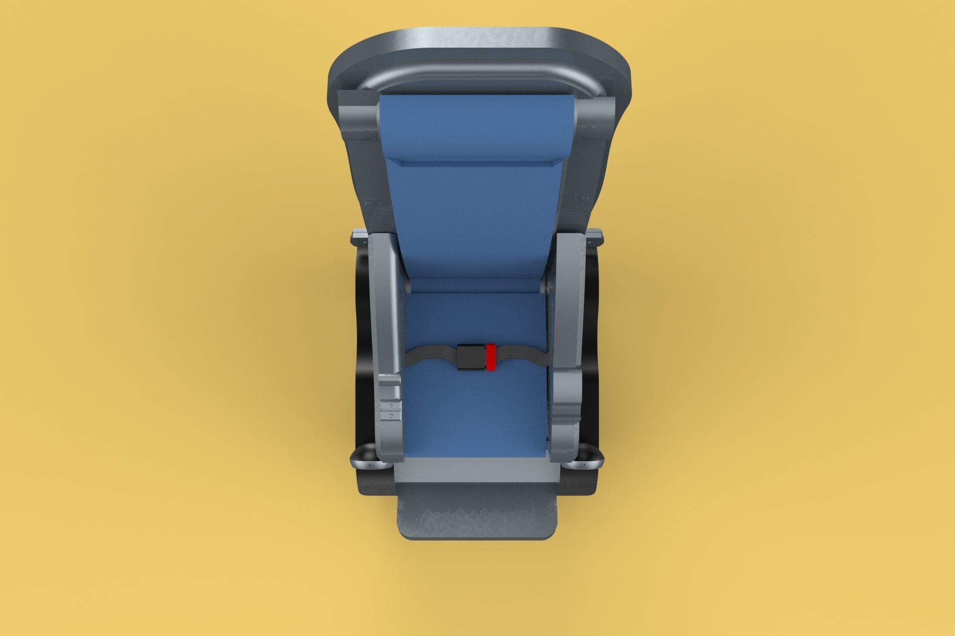 SELF-DRIVING SMART ELECTRIC WHEELCHAIR AUTONOMOUS ROBOT VEHICLE 3D model_1