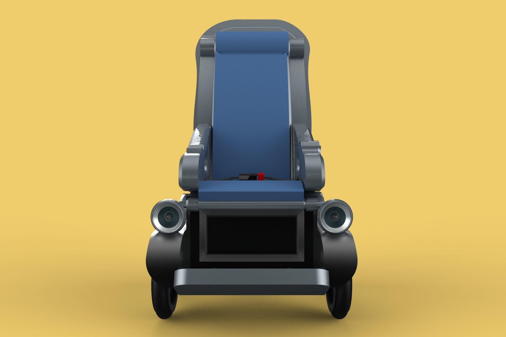 SELF-DRIVING SMART ELECTRIC WHEELCHAIR AUTONOMOUS ROBOT VEHICLE 3D model_17