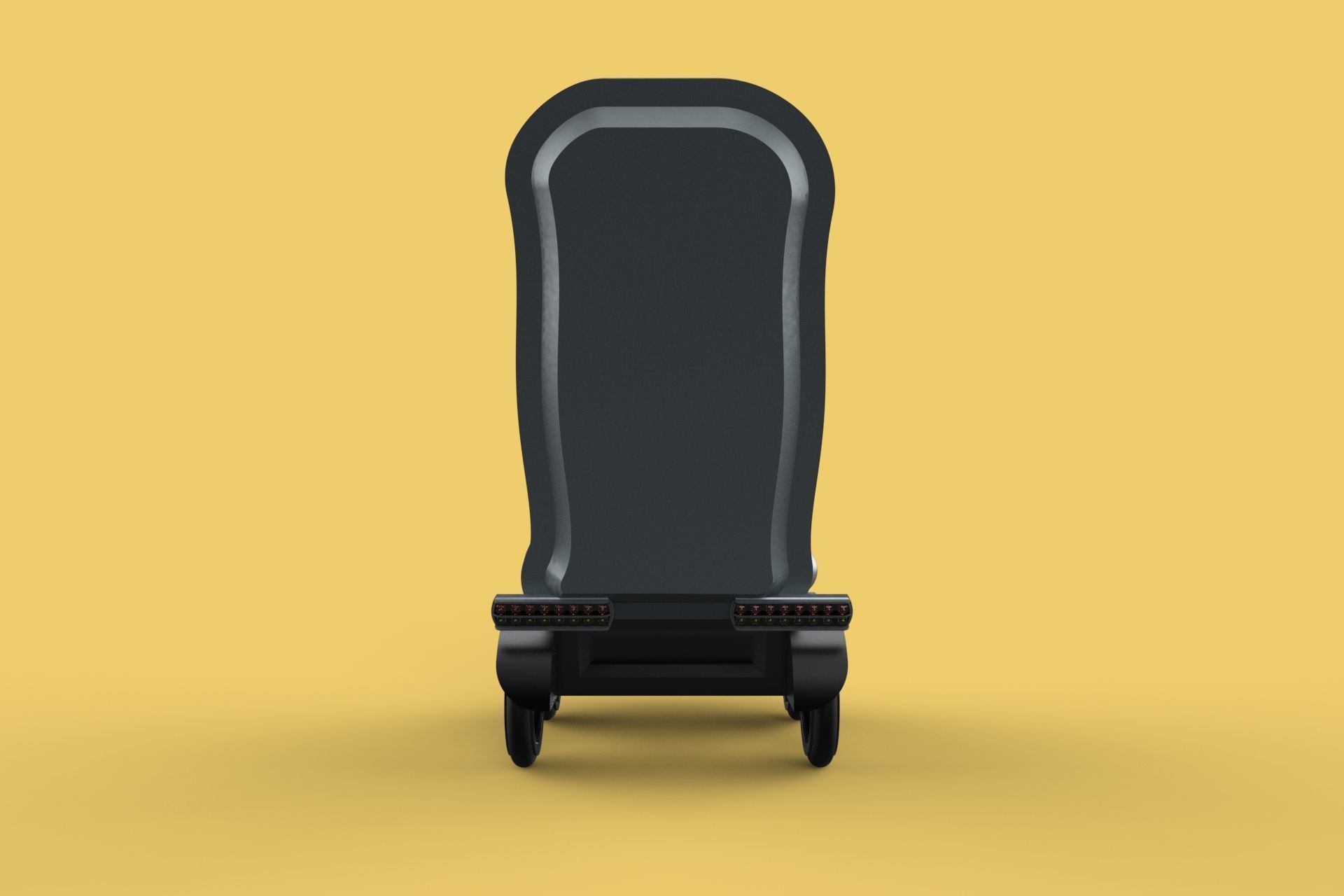 SELF-DRIVING SMART ELECTRIC WHEELCHAIR AUTONOMOUS ROBOT VEHICLE 3D model_19