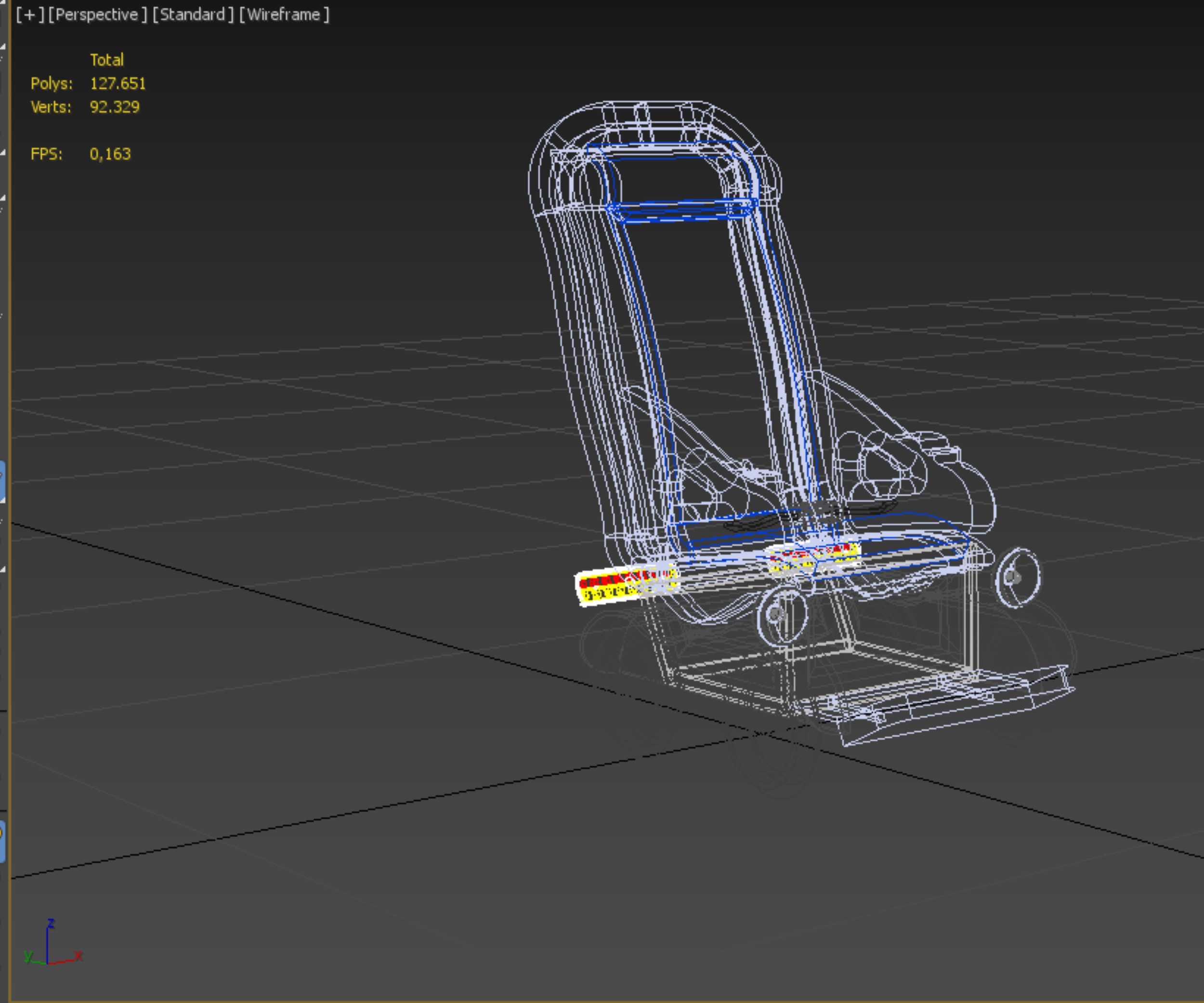 SELF-DRIVING SMART ELECTRIC WHEELCHAIR AUTONOMOUS ROBOT VEHICLE 3D model_27