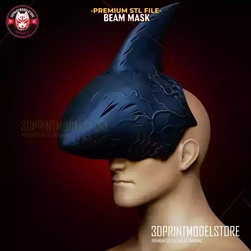 Beam Mask - Chainsaw Man Cosplay Anime