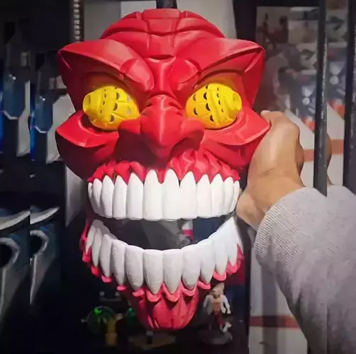 Dandadan Turbo Granny Yokai Mask - Anime Cosplay 3D print model