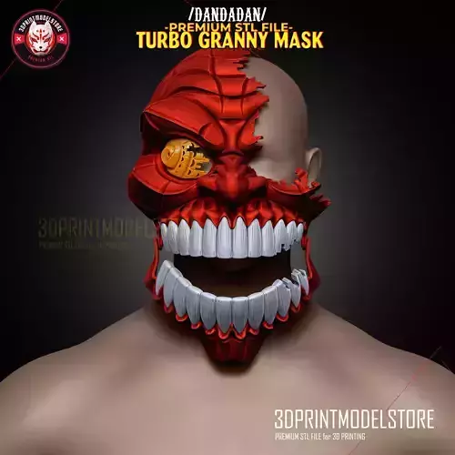 Dandadan Okarun Turbo Granny Mask - Anime Cosplay
