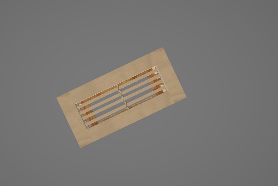 Wooden Home decorative 3d model 3D model_3