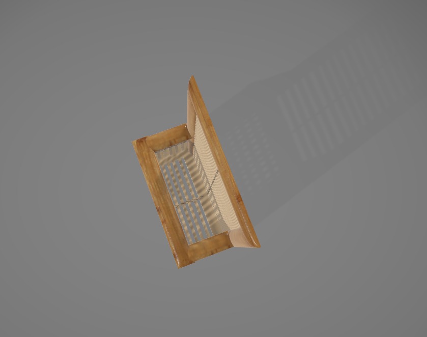 Wooden Home decorative 3d model 3D model_5