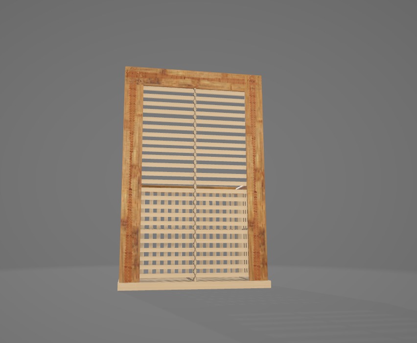 Wooden Home decorative 3d model 3D model_4
