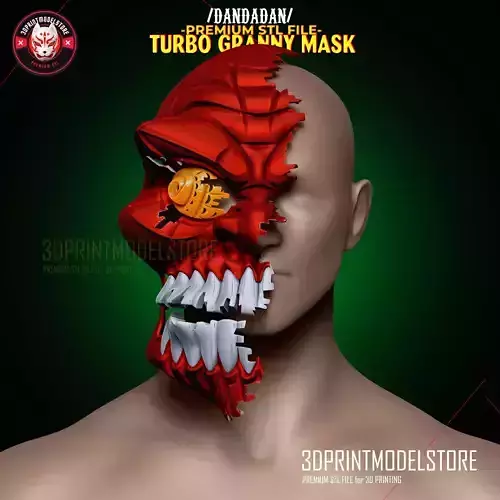 Dandadan Okarun Turbo Granny Mask - Anime Cosplay Halloween