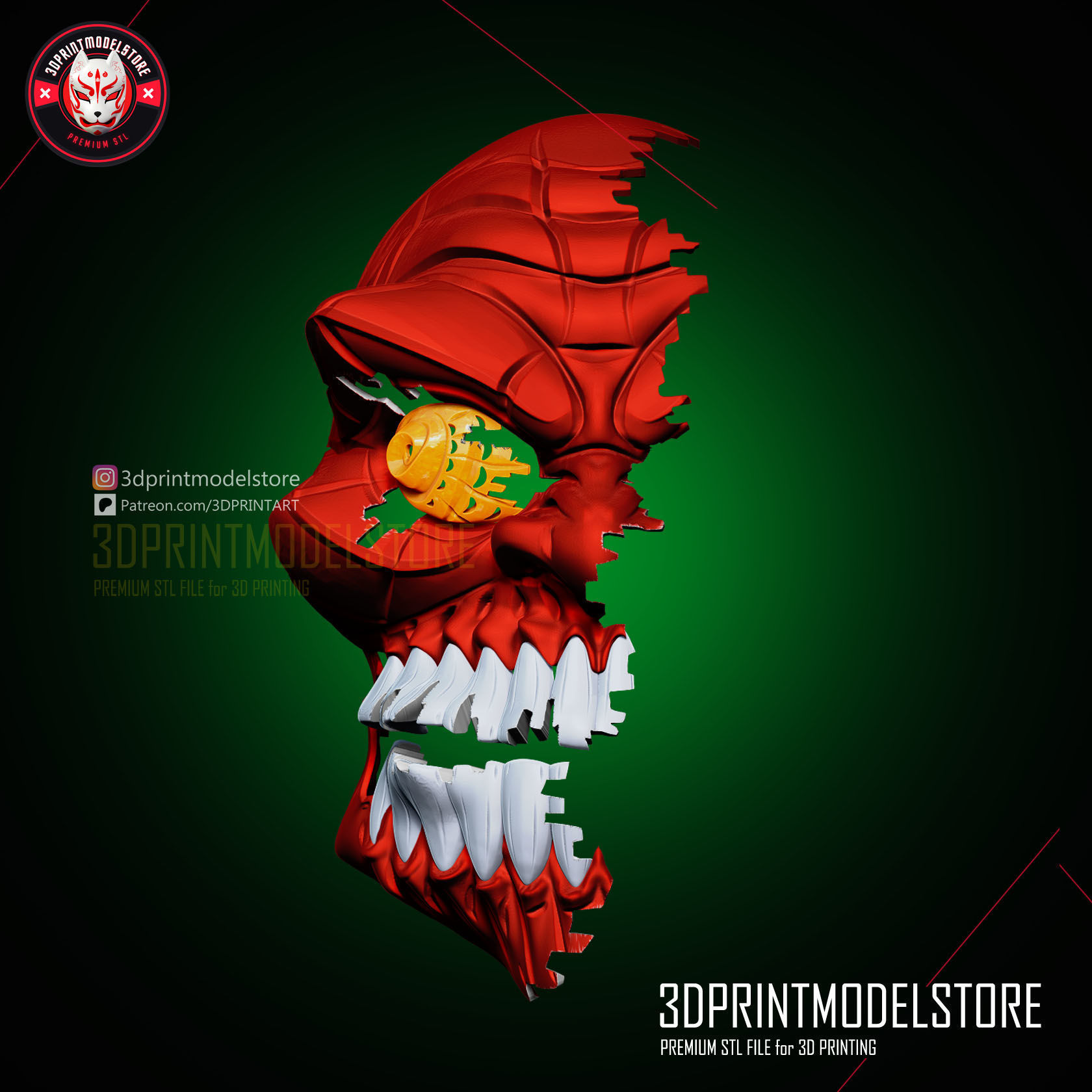 Dandadan Okarun Turbo Granny Mask - Anime Cosplay Halloween 3D model 3D ...